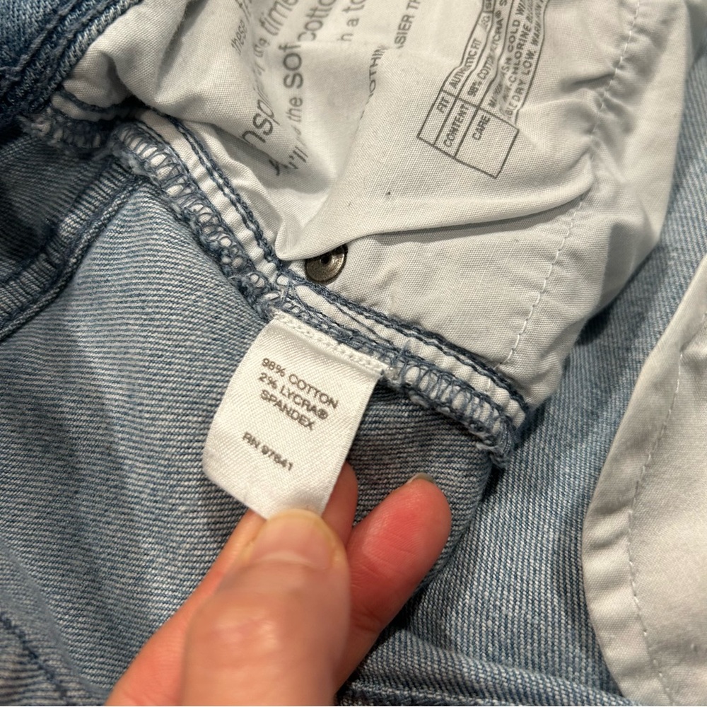 J. Jill Denim - Authentic Fit Slim Ankle Light-wash Jeans Floral Design 18 - Picture 11 of 12